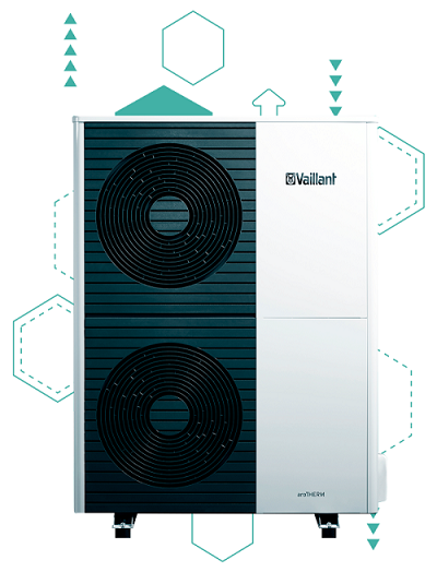 Насос тепловой типа воздух-вода VAILLANT aroTHERM split VWL 105/5 AS 400V (0010021635) Дополнительное оборудование