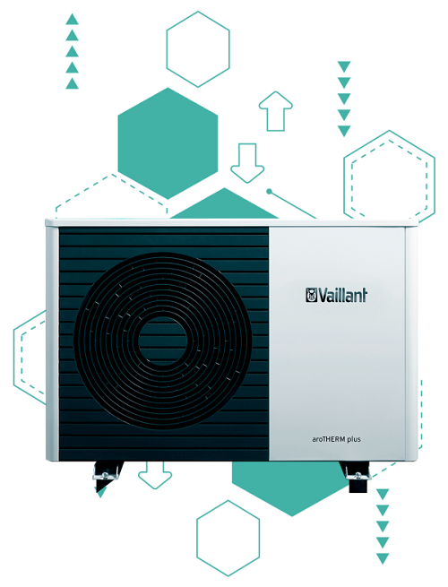 Насос тепловой типа воздух-вода VAILLANT aroTHERM split VWL 75/5 AS 230V (0010021633) Дополнительное оборудование